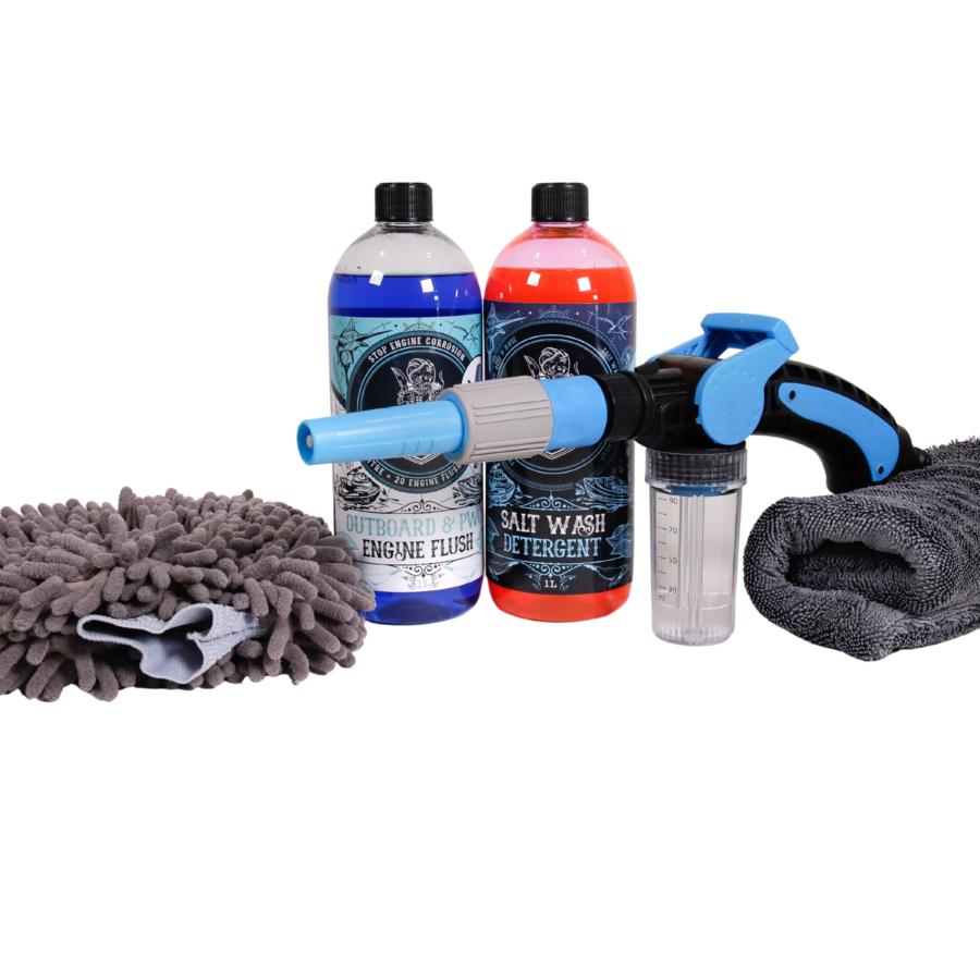 Salty Captain Wash & Flush Care Package Salt Wash + Engine Flush