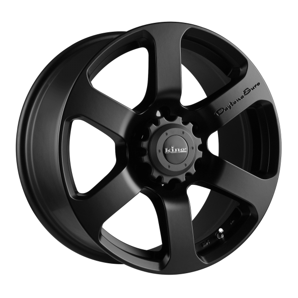 King Wheels 4X4 Daytona Satin Black Alloy Wheels - 18x8 5/114.3 35p