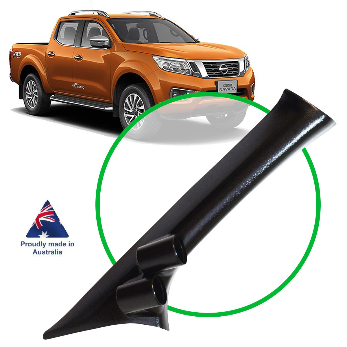 thumbnail image 2 of SAAS SGP4101 Twin 2" Gauge Pillar Pod For Nissan Navara D22 (1997-2015) 2 of 6