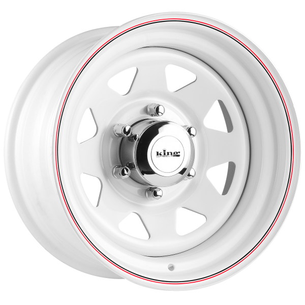 King Wheels Terra White Steel Wheels - 16x6 5/150 0p