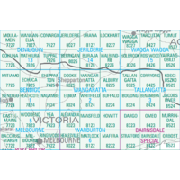 Albury (NSW) 8225 1:100,000 Scale Topographic Map