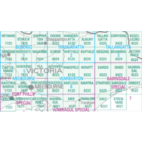 Alexandra (VIC) 8023 1:100,000 Scale Topographic Map