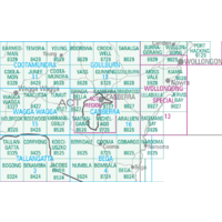 Araluen (NSW) 8826 1:100,000 Scale Topographic Map