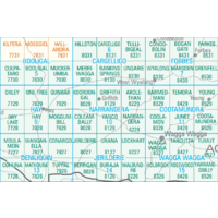 Ardelethan (NSW) 8229 1:100,000 Scale Topographic Map