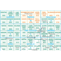 Augusta (SA) 6433 1:100,000 Scale Topographic Map
