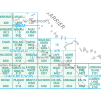 Ayr (QLD) 8358 1:100,000 Scale Topographic Map