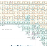 Billa Kalina (SA)  6138 1:100,000 Scale Topographic Map