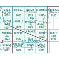 Bombala (NSW)  8724 1:100,000 Scale Topographic Map