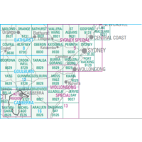 Burragorang (NSW)  8929 1:100k Topographic Map