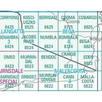 Cooma NSW  8725 1:100,000 Scale Topographic Map