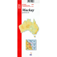 Mackay (QLD)  8755 1:100,000 Scale Map