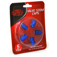 SAAS Valve Cap Blue - 5 Pack