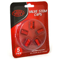 SAAS Valve Cap Red - 5 Pack