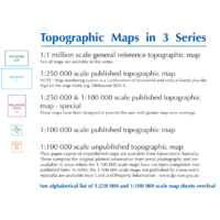 Alice Springs 1:1 Million Scale Topographic Map  SF53
