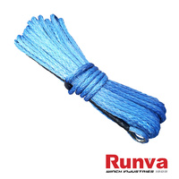SYNTHETIC WINCH ROPE - 30M X 10MM (BLUE)