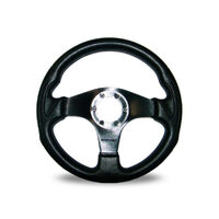 Autotecnica Formula Black Spoke Steering Wheel 350mm 51-13