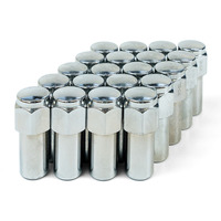 SAAS Wheel Nut Mag 7/16 Chrome SST 60mm 20 Pack