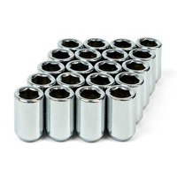 SAAS Wheel Nut Internal Hex 1/2 Chrome 33mm 20 Pack
