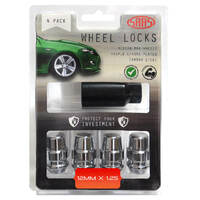 SAAS Lock Nuts Splined Acorn Bulge 12mm x 1.25 Pk 4