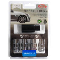 SAAS Lock Nuts Splined Acorn Bulge 44mm 14mm x 1.50 Pk 4