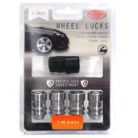 SAAS Lock Nuts Internal Star Bulge 7/16 Pk 4