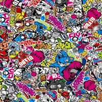 Autotecnica Sticker Bomb Flyboy Vinyl 152x100cm A0009