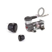 Airbag Man Dual Rocker Air Control Kit with Heavy Duty Compressor