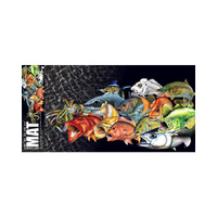 Outdoor Mat - Retro School Fish