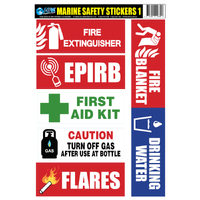 Marine Safety Stickers 1