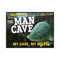 Tin Sign - My Cave My Rules