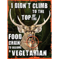 Tin Sign - Top Of The Food Chain