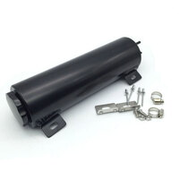 Autotecnica Universal 3" 10" Aluminum Radiator Overflow Tank Black ADS9462AL-310BK