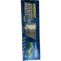 Autotecnica Aluminium Panel Chrome Elevated Flexible Self-Adhesive 100cm x 30cm AG-04DL