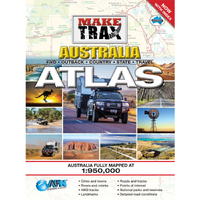 Make Trax Australia Maxi Atlas With Index - Spiral Hard Cover