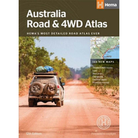 Hema - Australia Road And 4Wd Atlas - Perfect Bound 252 X 345 Mm