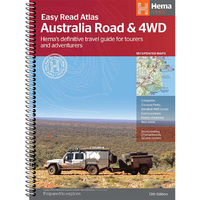 Hema - Australia Easy Read Road & 4Wd Atlas Spiral 293 X 396Mm