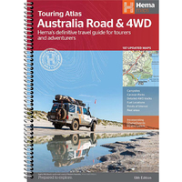 Hema - Australia Road And 4Wd Touring Atlas - Spiral 215 X 297 Mm
