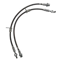 Roadsafe Pair of Front Left/Right STD Braided Brake Lines for Toyota Landcruiser 200 