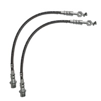 Roadsafe Pair of Rear Left/Right Std Braided Brake Lines FOR Toyota Landcruiser 200