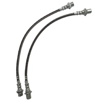 Roadsafe Pair of Rear Left Right 3-4" Lift Braided Brake Lines FOR Toyota Landcruiser 200