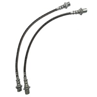 Roadsafe Pair of Rear Left Right 3-4" Lift Braided Brake Lines FOR Toyota Landcruiser 200 