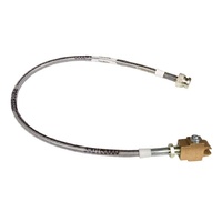 Roadsafe Front 3-4" Lift Braided Extended Brake Line FOR Toyota Landcruiser 70 Non ABS (Front Chassis to Diff)