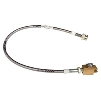 Roadsafe Rear 3-4" Lift Braided Extended Brake Line FOR Toyota Landcruiser 70 1/07-7/14 (Rear Chassis to Diff)