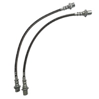 Roadsafe Pair of Rear Left/Right 3-4" Braided Brake Lines for Toyota Landcruiser 70 Series 2018-ON with ESC