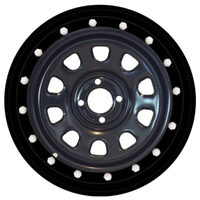 Autotecnica 15-inch 4x4 Beadlock Wheel Cover Black BLS1