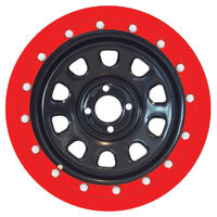 Autotecnica 16-inch 4x4 Beadlock Wheel Cover Red BLS10