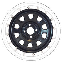 Autotecnica 15-inch 4x4 Beadlock Wheel Cover White BLS5