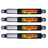 Tough Dog Pair of Front & Rear 40mm 9 Stage Adjustable Shocks For Toyota Hilux Leaf/Leaf (1983-1997) 4WD Suits 50mm Lift