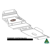 Vonnies Heavy Duty Bash Plates Black (1st & 2nd) For Toyota Hilux KUN26R 2005-2015