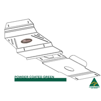 Vonnies Heavy Duty Bash Plates Green (1st & 2nd) For Toyota Hilux KUN26R 2005-2015